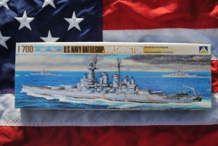 AOSHIMA 106 USS WASHINGTON U.S.Navy Battleship WWII